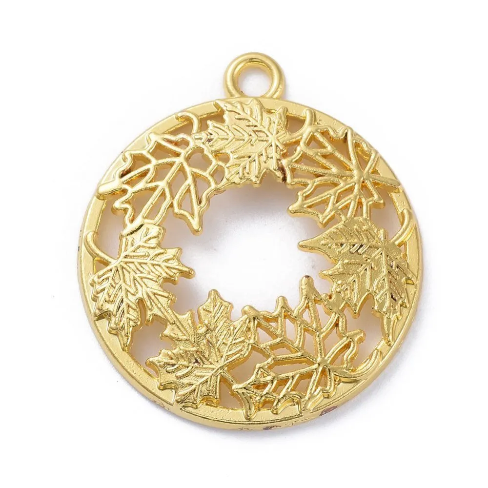 Leaves Gold Open Bezel